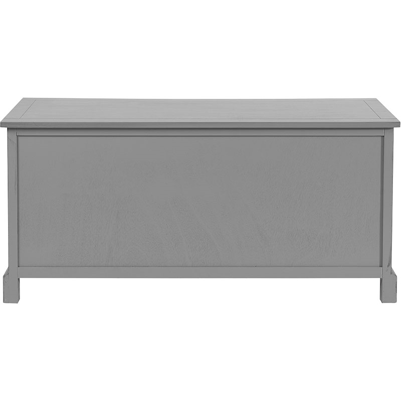 Devonshire 3 Drawer Basket Unit, Grey-4