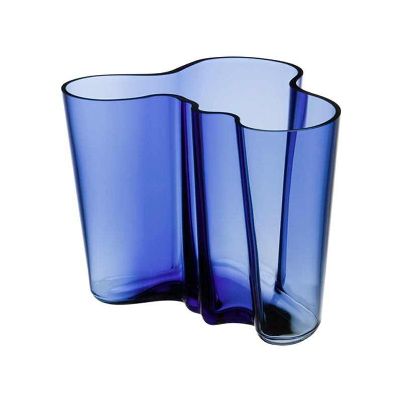 Aalto Vase, H16cm, Ultramarine Blue-0