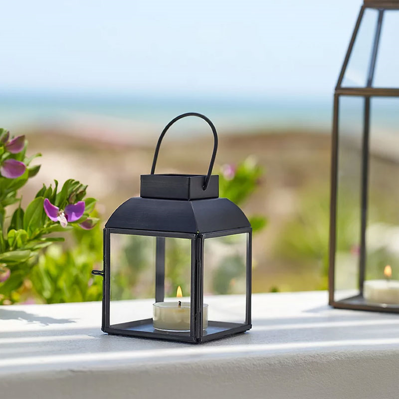 Westport Lantern, H11cm, Grey-0