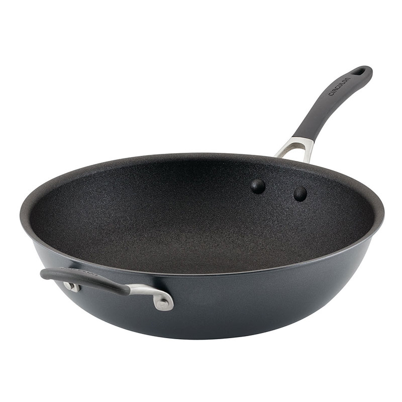 A1 Non-Stick  Stirfry Pan, 34cm, Grey-0