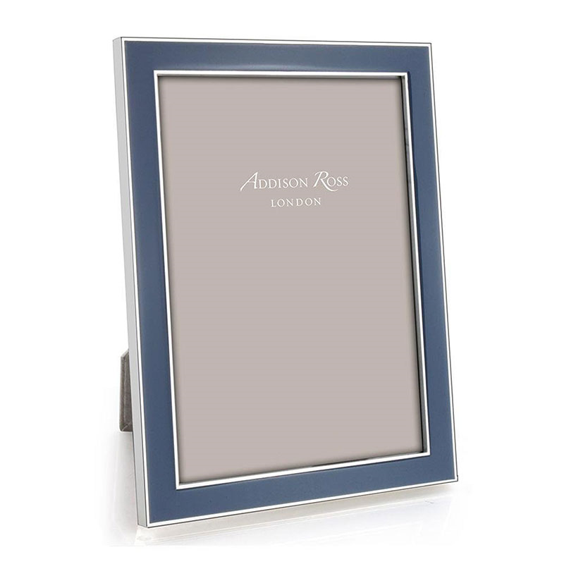 Enamel Photo Frame, 8 x 10", Denim-0