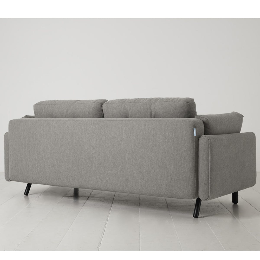 Model 04 3 Seater Linen Sofa Bed, Shadow-5