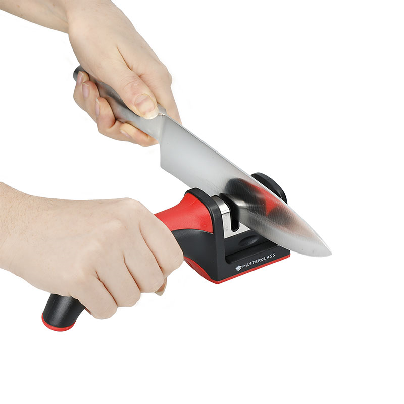 Kitchen knife sharpener with honer-4