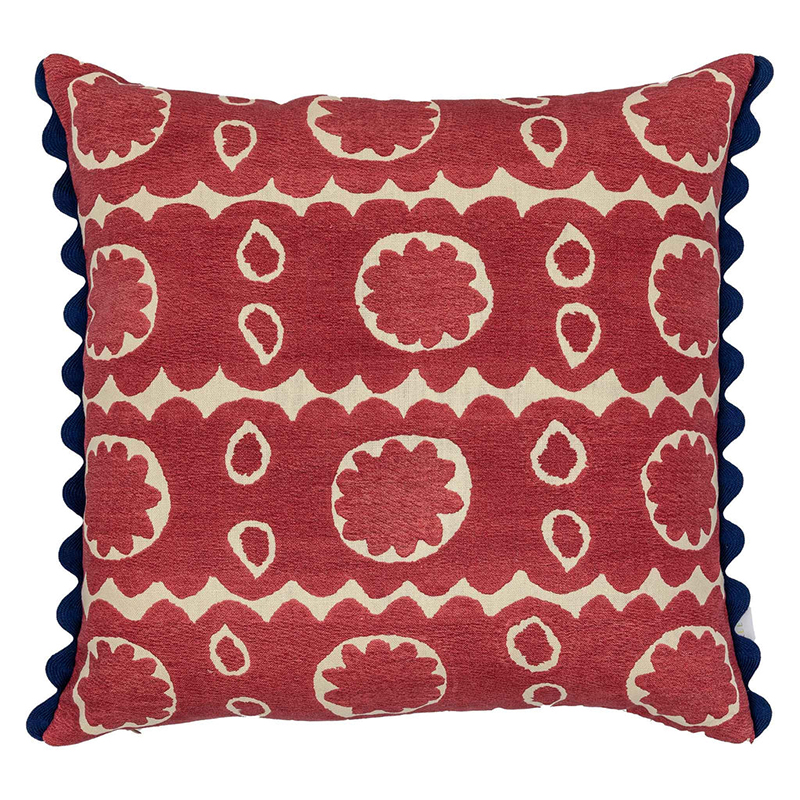 Osborne Cushion, 57 x 57cm, Red-0