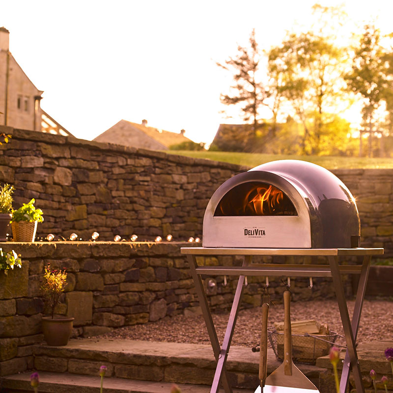 Wood-Fired Pizza Oven, Hale Grey-1