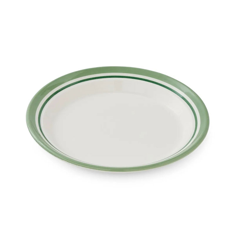 Potter's Stripe Set of 4 Salad Plates, D21.5cm, Green-4