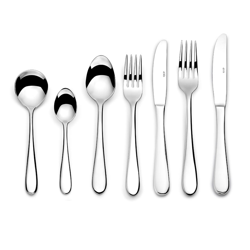 Glacier 60 Piece Cutlery Set With Beechwood Canteen, Mirror Finish-1