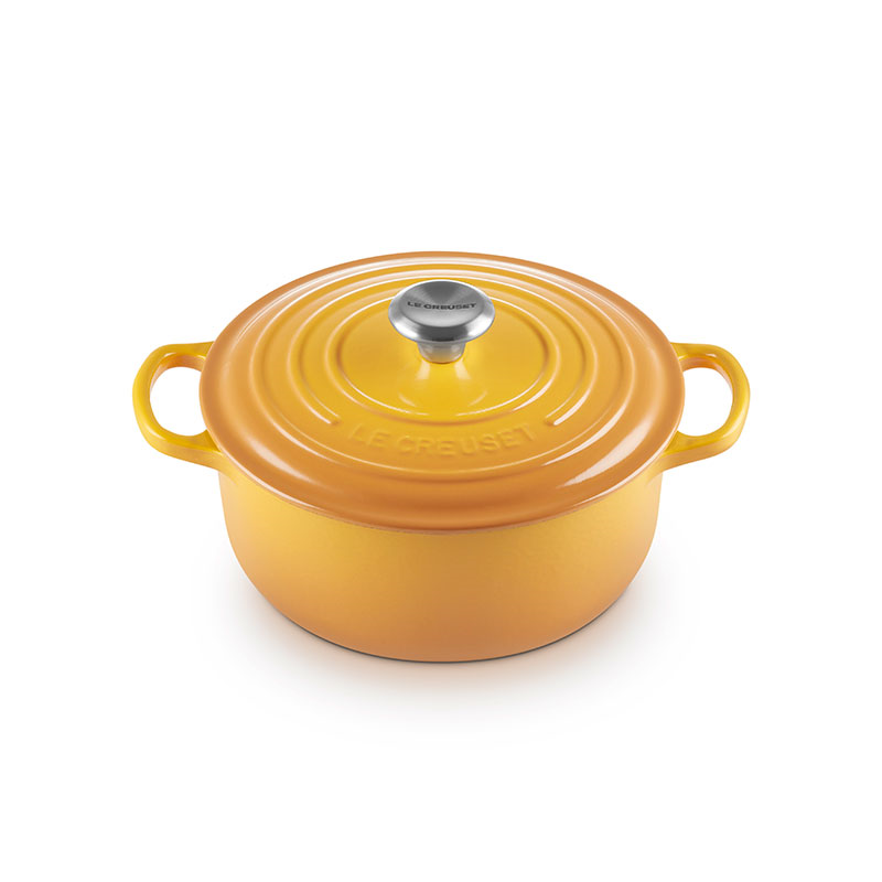 Signature Cast Iron Round Casserole, 20cm, Nectar-0