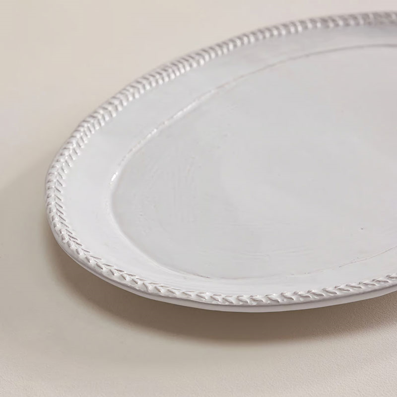 Hillcrest Platter, White-3