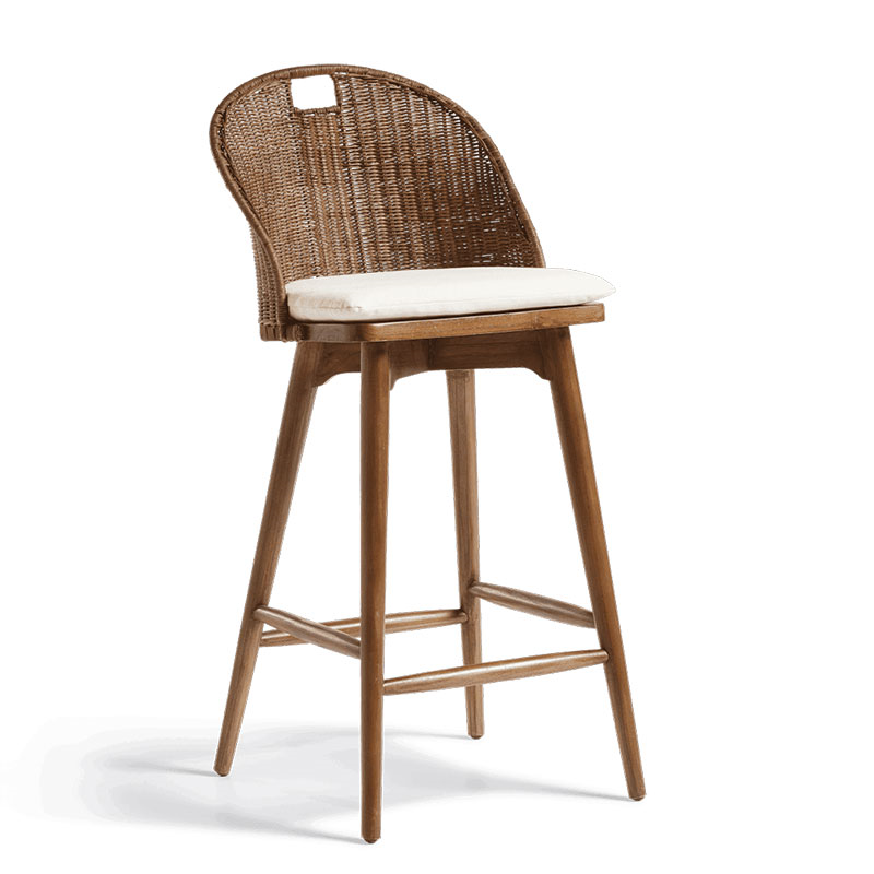 Panela Bar Stool, Chestnut-0