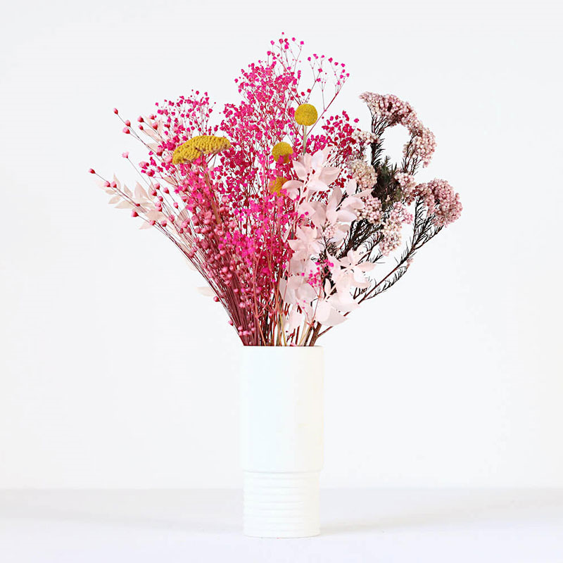 Hand-Tied Medium Bouquet, Pink, Bonbon-1