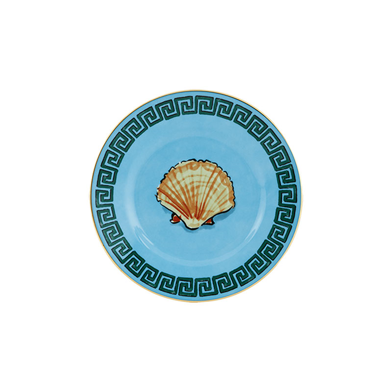 Il Viaggio Di Nettuno Plate, D16cm, Sea Blue-0