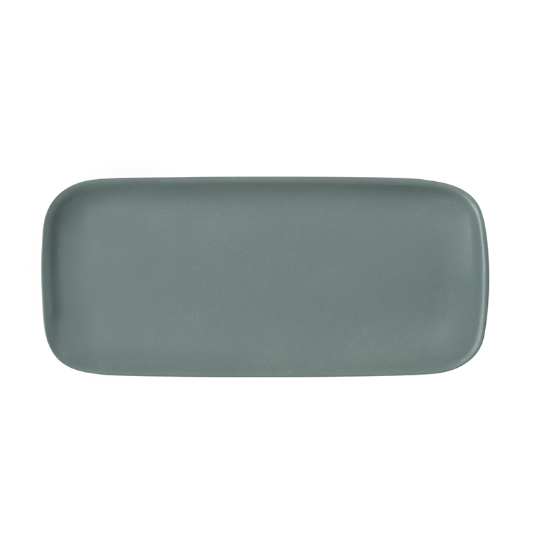 Jardin de Maguelone Rectangular Dish, W14.5 x L33cm, Kale-0