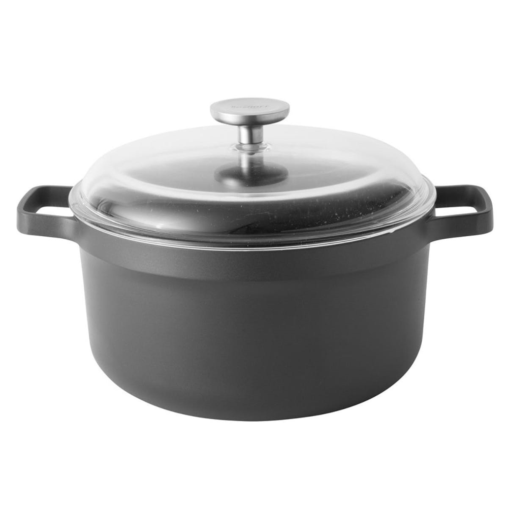 Gem, Covered Stockpot, 24cm, Black-0