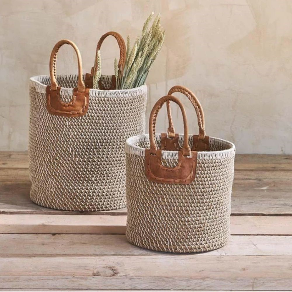 Indra Coil Basket, H31 x D31cm, Natural-0