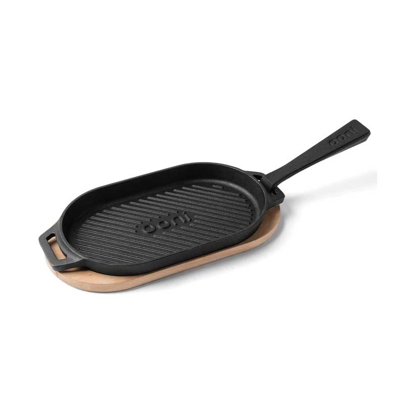 Cast Iron Grizzler Pan, Black-1