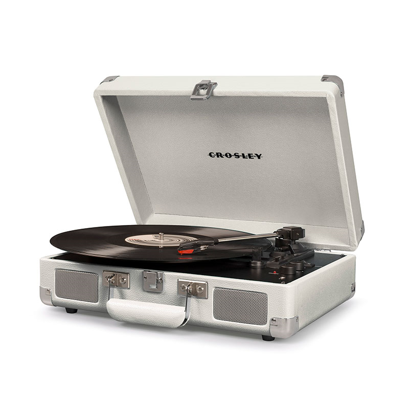 Cruiser Deluxe Plus Portable Turntable, White Sand-2