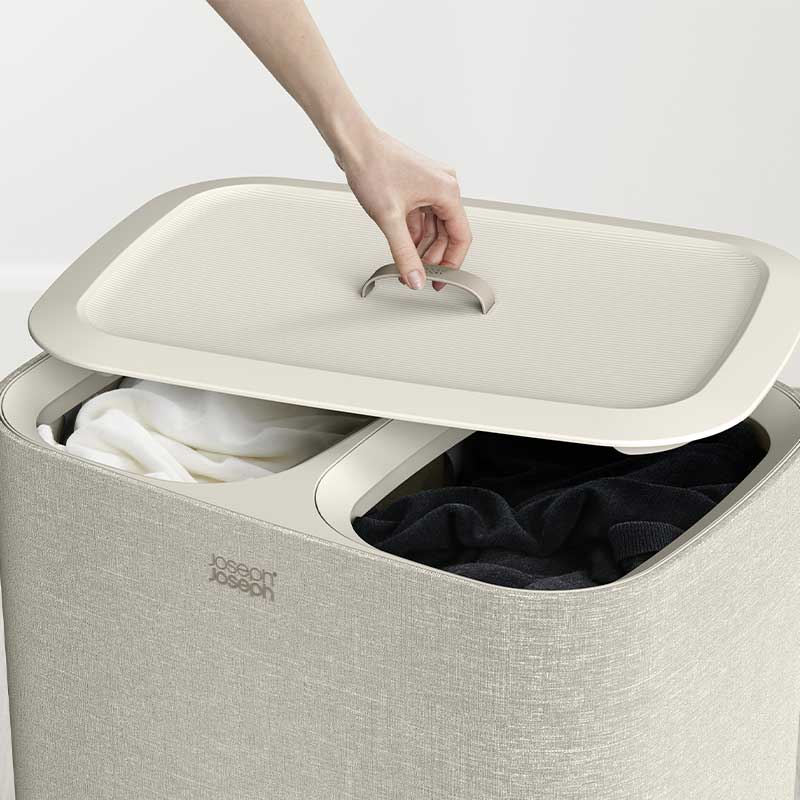 Tota Laundry Separation Basket, 90L, Ecru-3