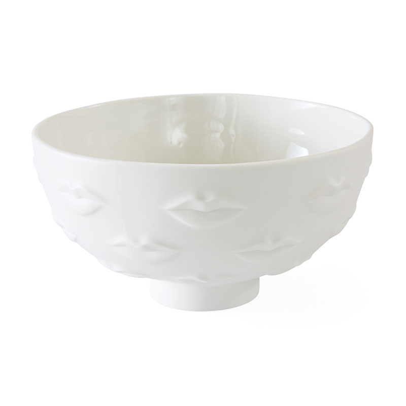 Gala Lips Bowl, D28cm, White-0