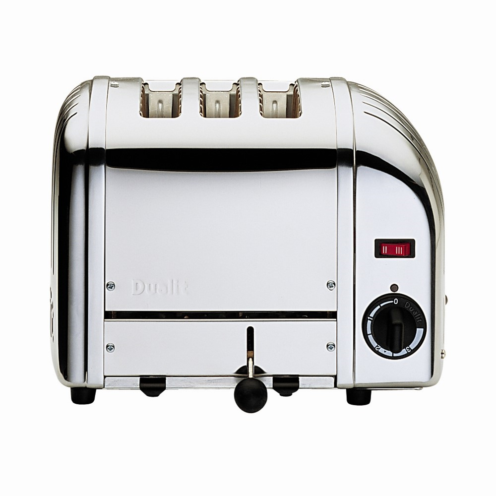 Classic Vario 3 slot toaster, Polished Stainless Steel-0