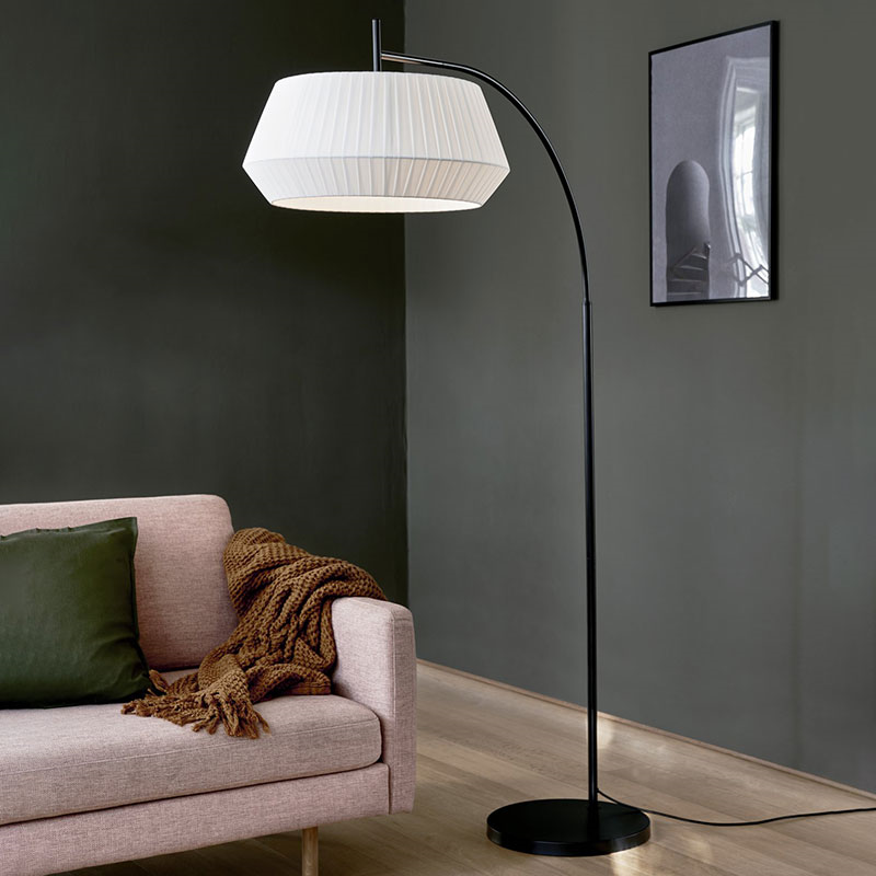 Dicte Floor Lamp, H180cm, White-0