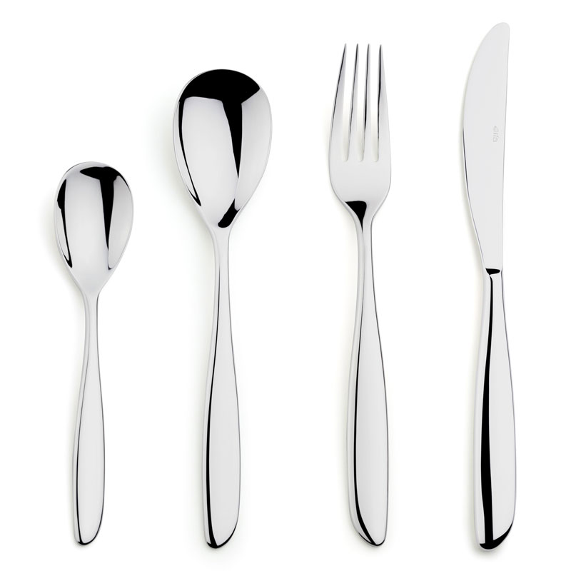 Effra 24 Piece 18/10 Cutlery Set, Mirror-0