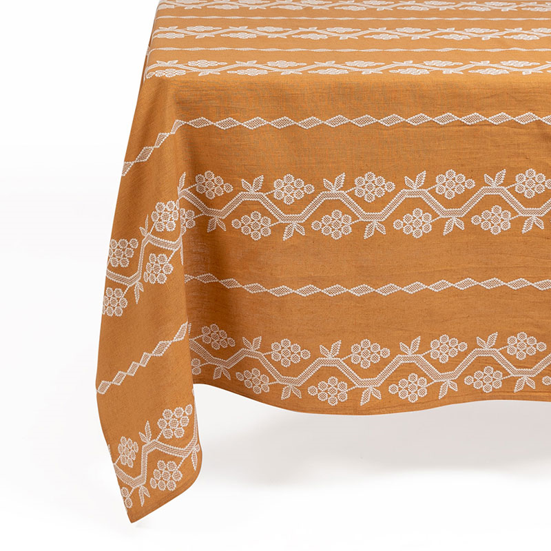 Napa Tablecloth, 180 x 270cm, Cognac-1