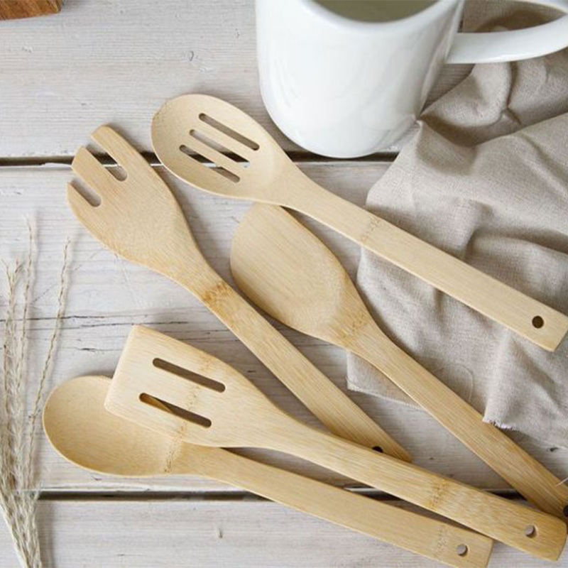 Natural Elements Bamboo Kitchen Utensil Set-0