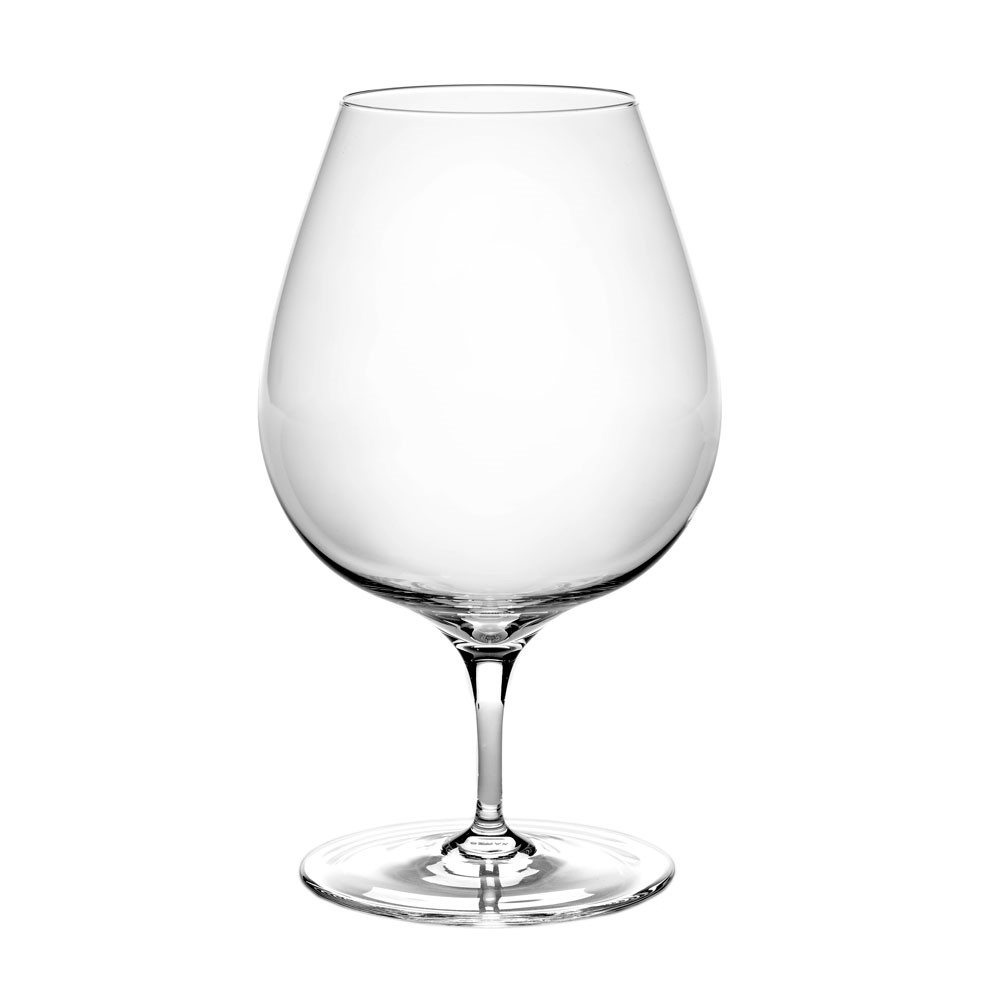 Inku Set of 4 white wine glasses, H17 x D10cm, Clear-0