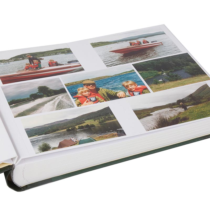 Traditional Landscape Photo Album, 30.5 x 39cm, Green-4