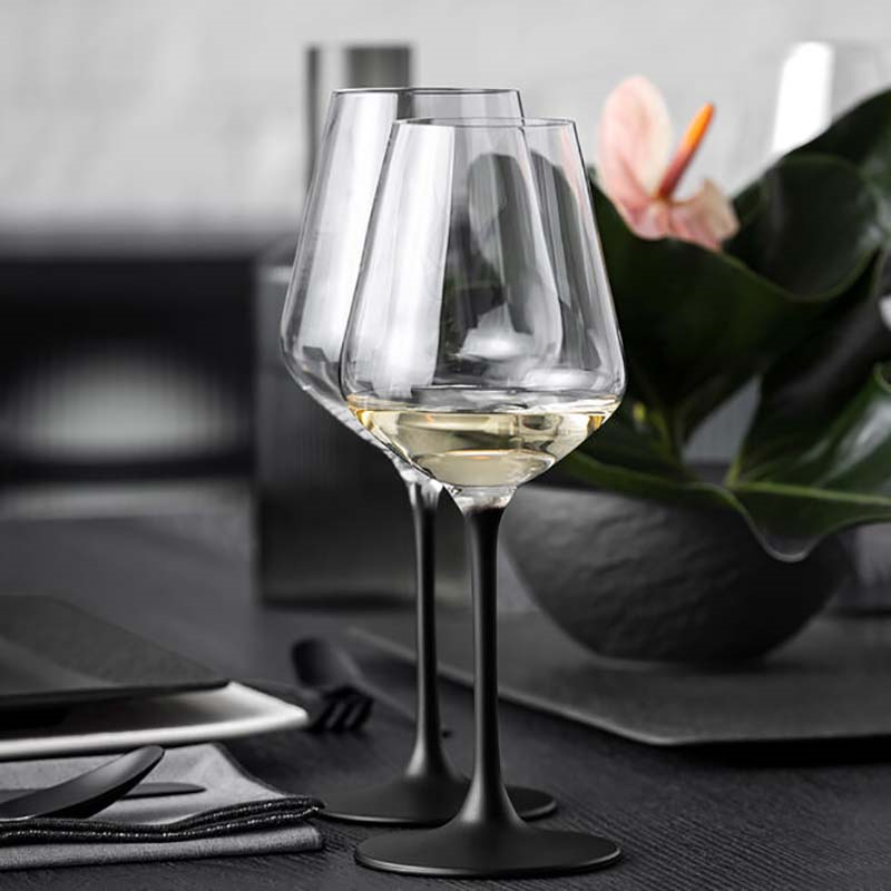 Manufacture Rock Set of 4 White Wine Glasses, 260ml, Clear-0