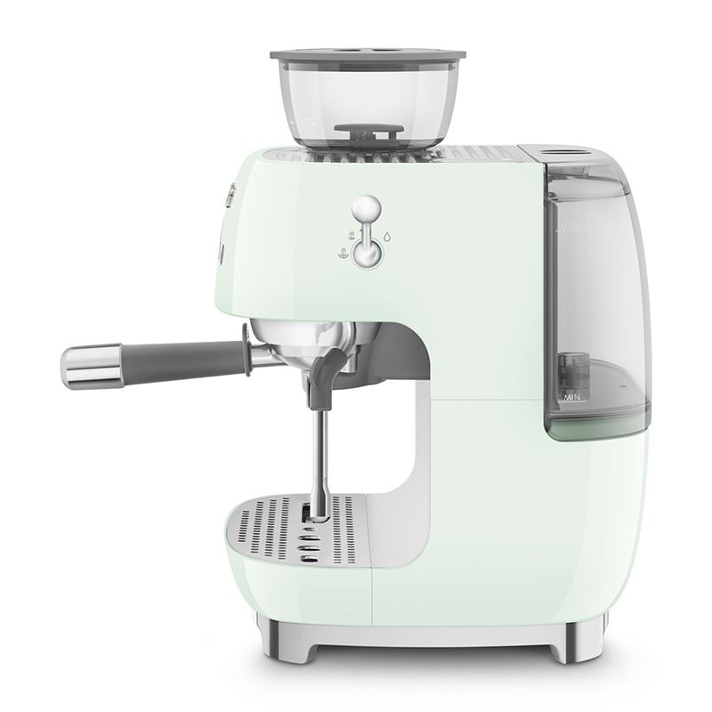 Espresso Coffee Machine with Grinder, Pastel Green-1