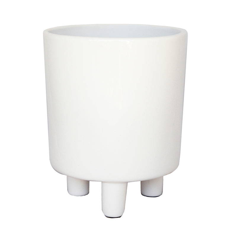 Pisa Planter, H20 x W24 x D24cm, White-1