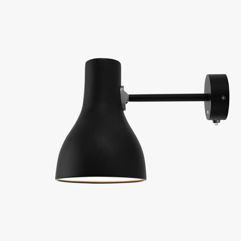 Type 75 Wall Light, Jet Black-0