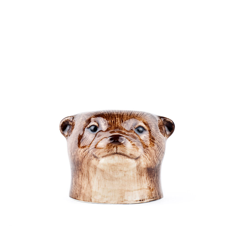 Otter Egg Cup, H7cm, Brown-2