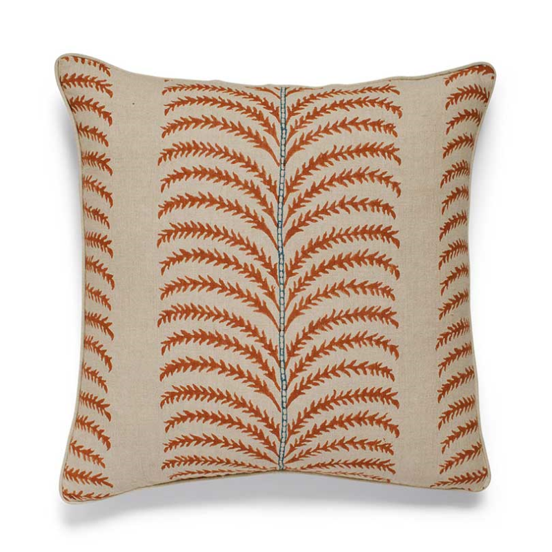 Areca Cushion Cover, 56 x 56cm, Dirty Orange-0