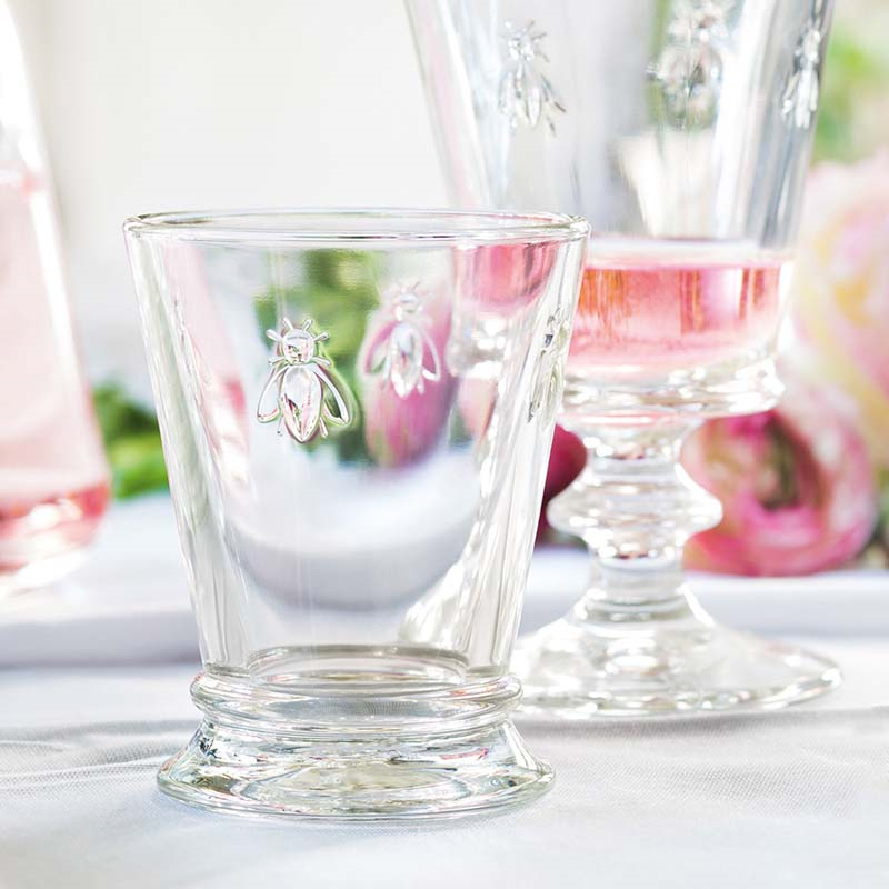 Mini Goblet - Bee, Clear, Set of 6-0