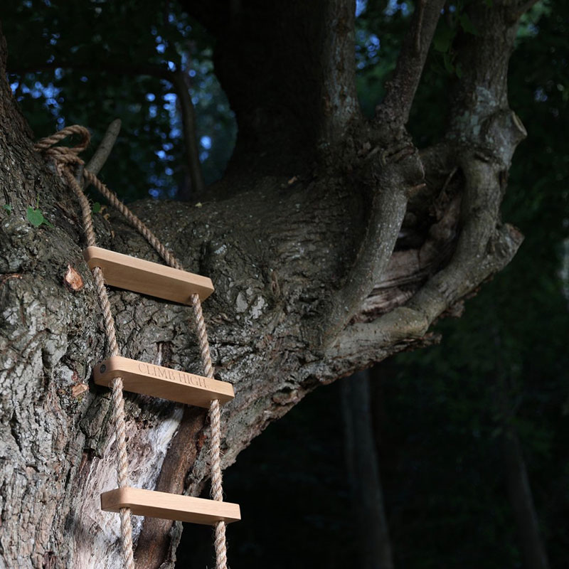 Personalised Rope Ladder, Oak-3