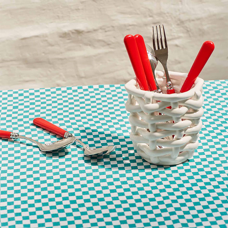 Knife and Fork Set, Classic Red-1