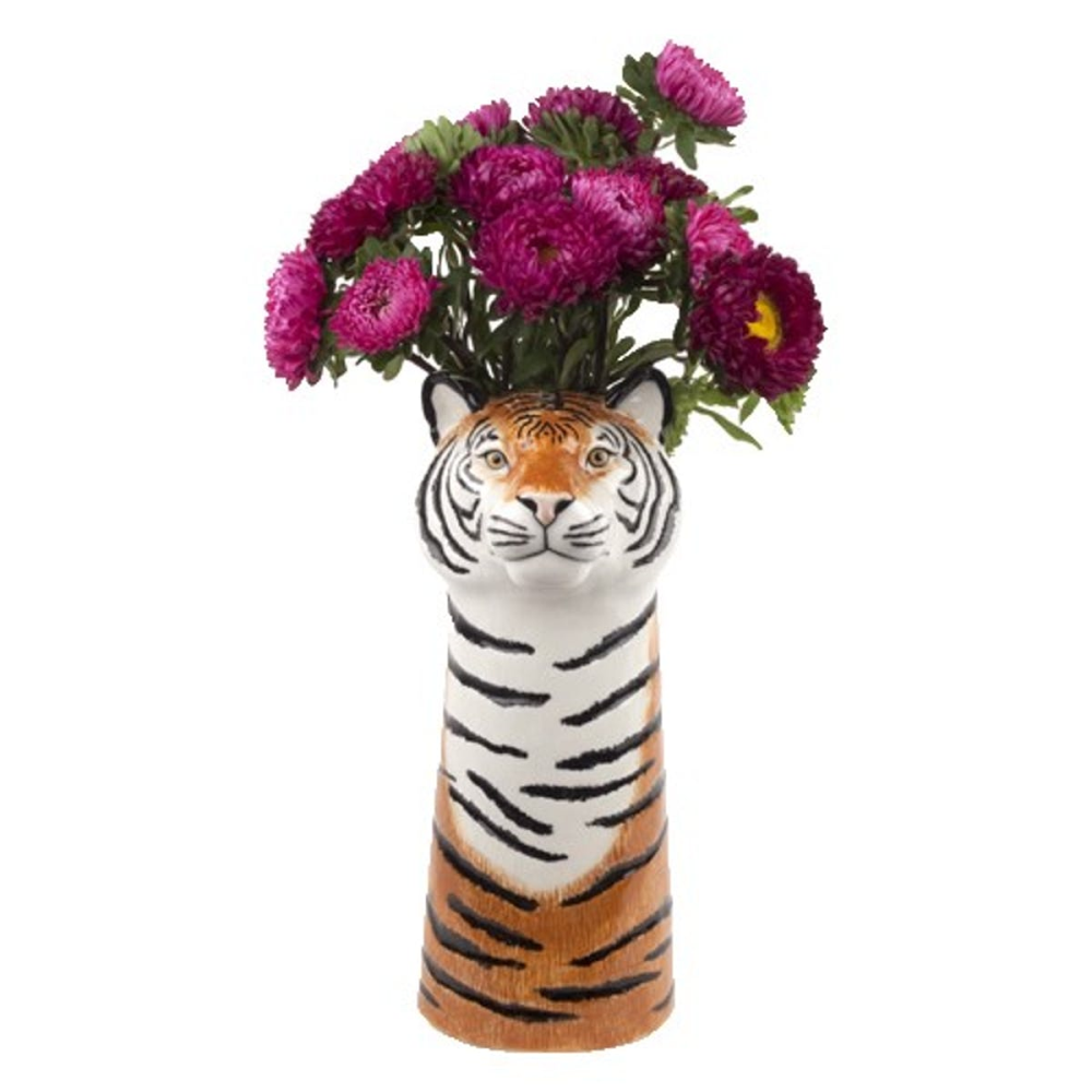 Tiger Large flower vase, L12 x D14 x H29cm-0