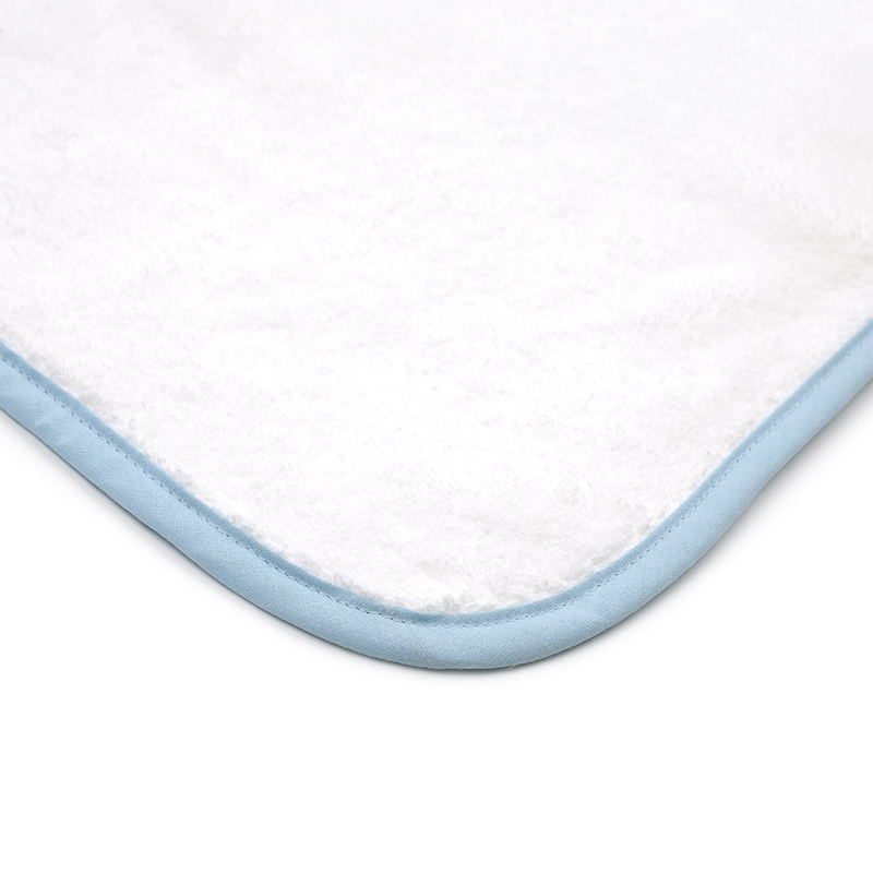 Georgina Straight Hand Towels, Powder Blue-3