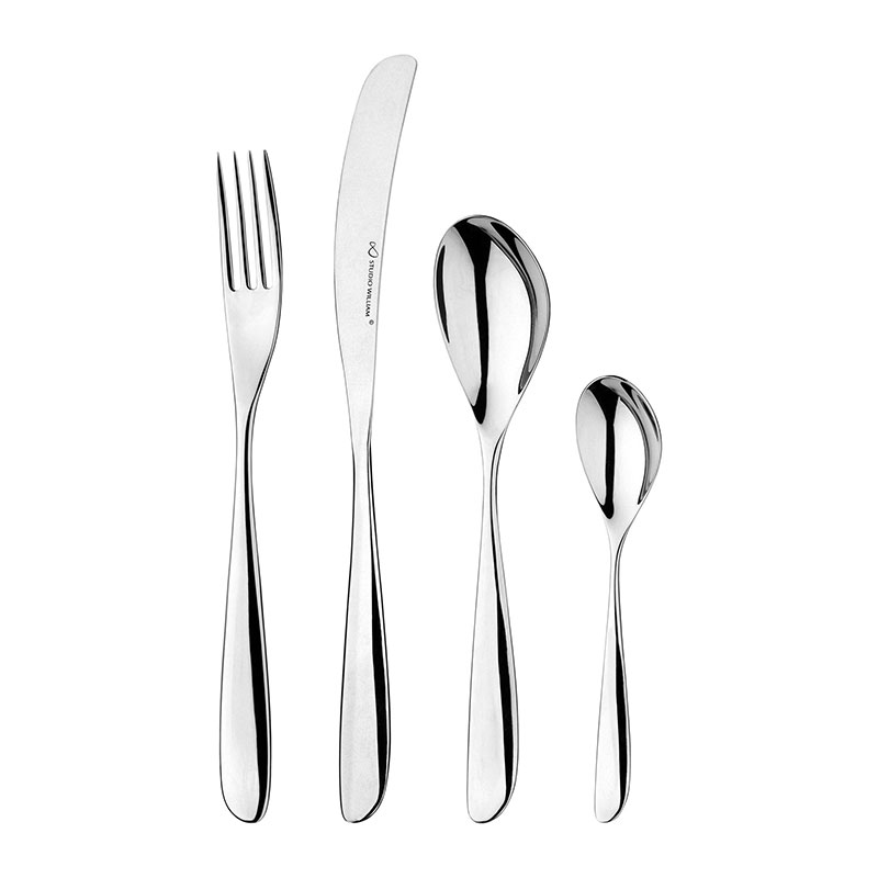 Olive 24 Piece Cutlery Set, Mirror Finish-1