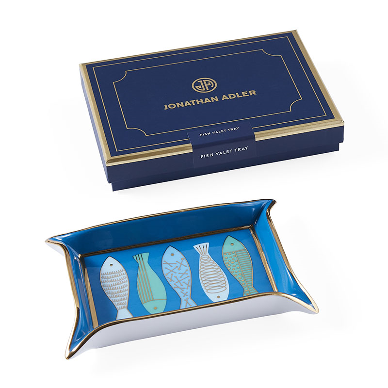 Fish Valet Tray, 18 x 12cm, Blue-2