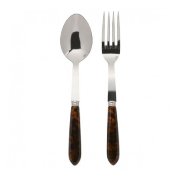 Tortoise 2 Piece Serving Set, L26cm, Brown-0