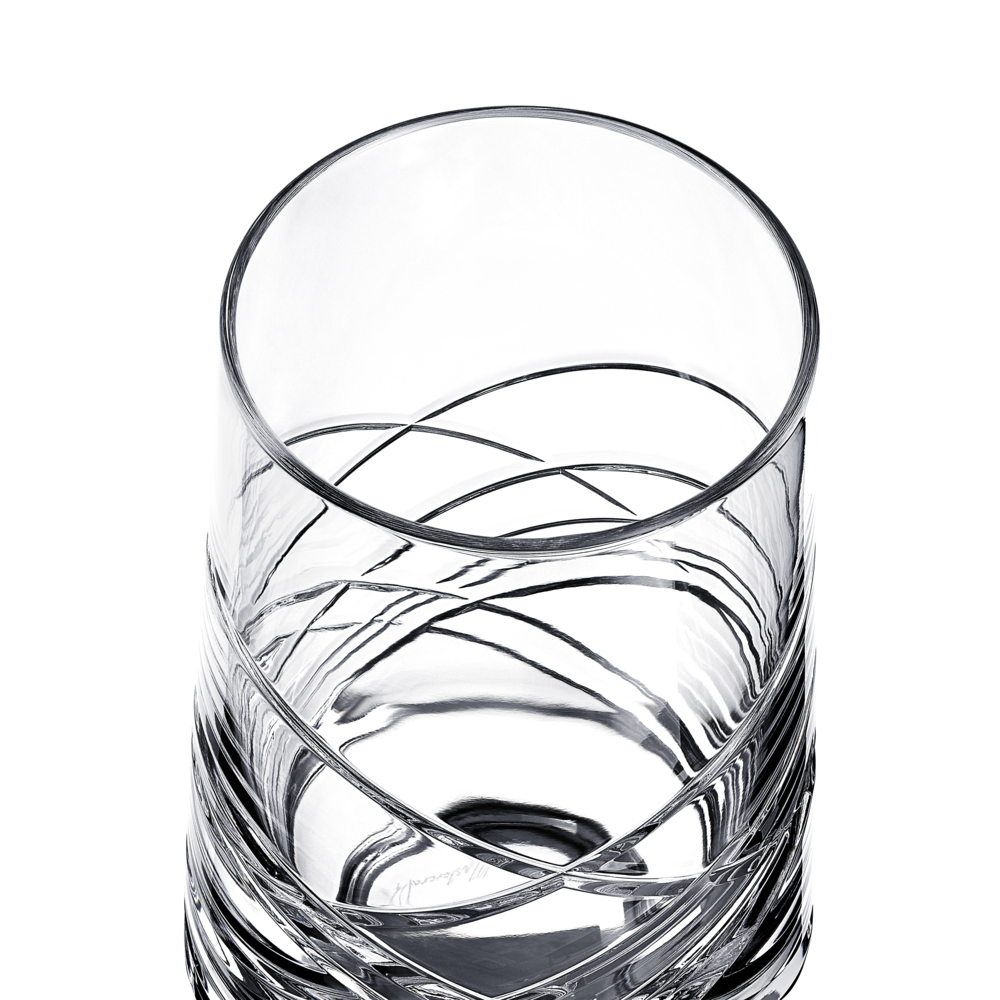 Aran Set of 2 Hi Ball Glasses, 490ml, Clear-3