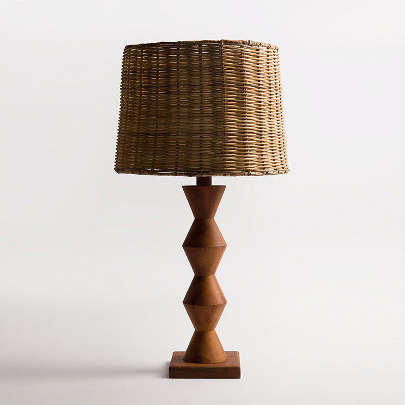 Mizo Table Lamp, H43cm, Natural-0