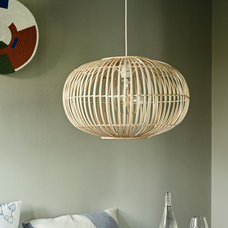 Zep Lampshade, D48 x H30.5cm, Natural-1