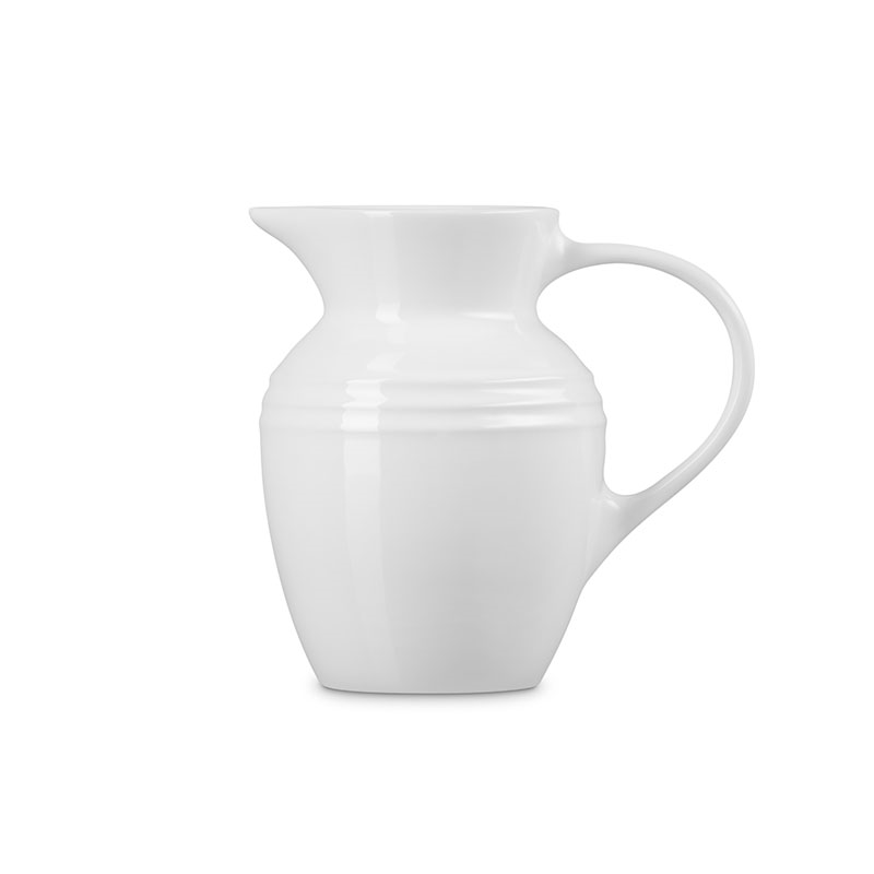 Stoneware Breakfast Jug, 600ml, White-2