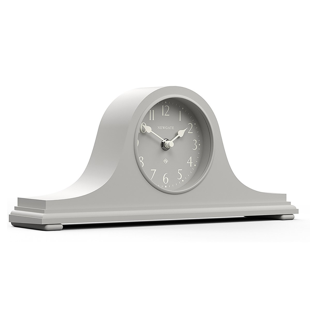 Time Machine Mantel clock, H16 x W37 x D8cm, Grey-3