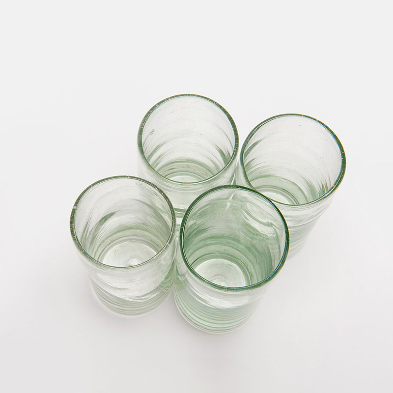 Zomi Set of 4 High Ball Glasses, H13.5cm, Clear-4